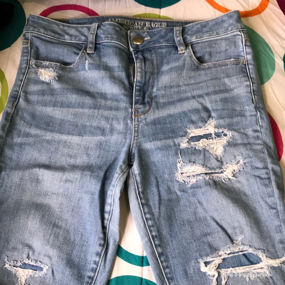 American eagle high waisted jeans